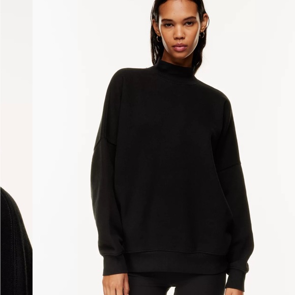 Tna Cozy Fleece Mega Mock Sweatshirt - Picture 4 of 8